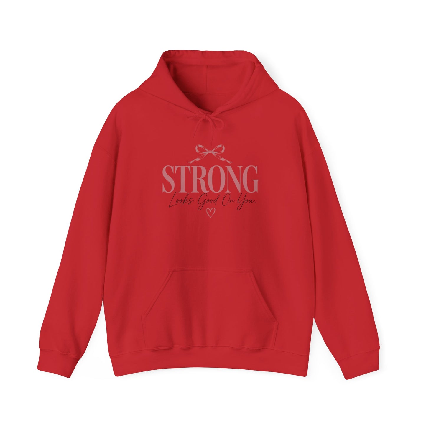 Strong With Grace Hoodie | Inspirational Women's Sweatshirt | Motivational Graphic Hoodie | Self Love Gift | Empowerment Hoodie