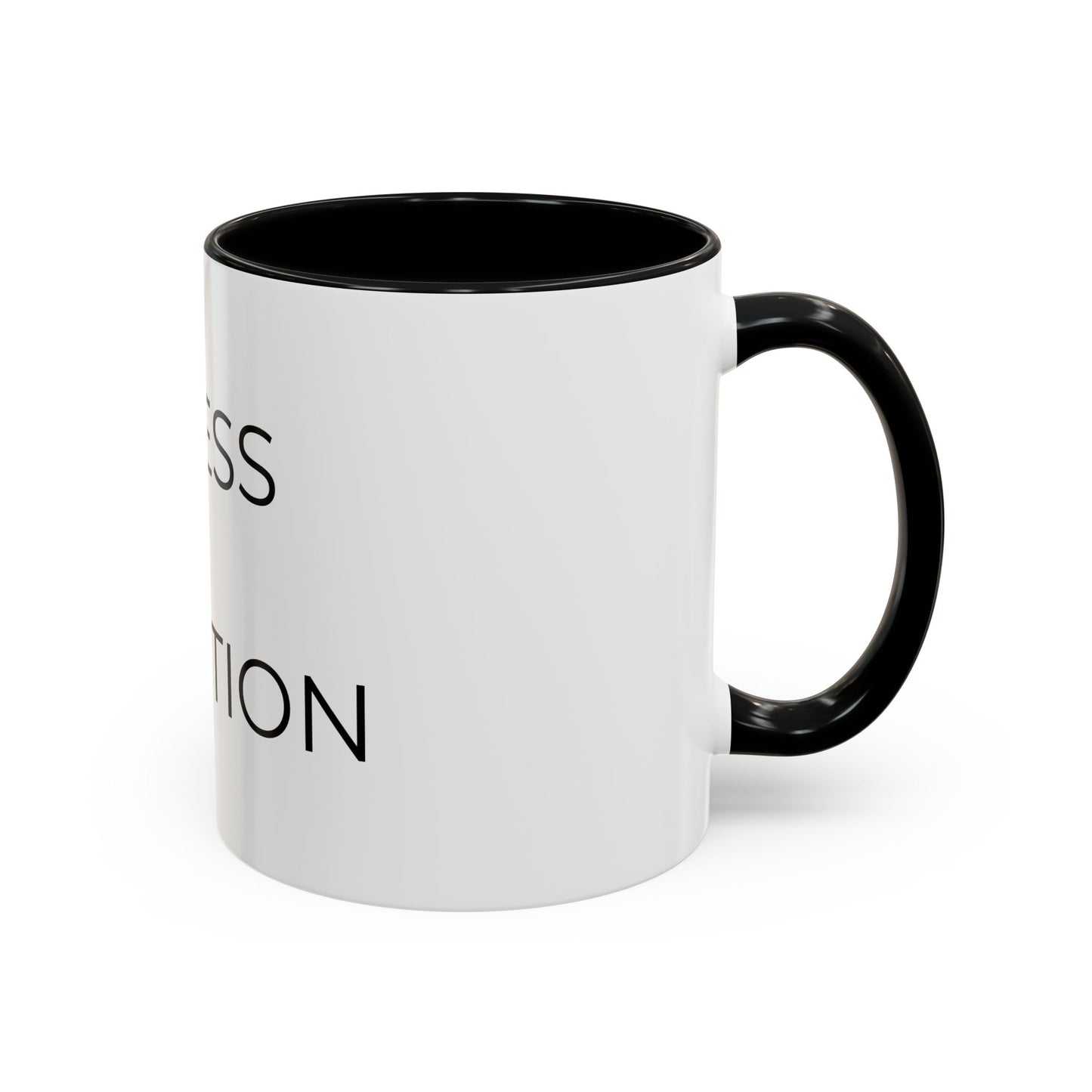 Progress Over Perfection Accent Coffee Mug | Motivational Ceramic Mug (11oz & 15oz)