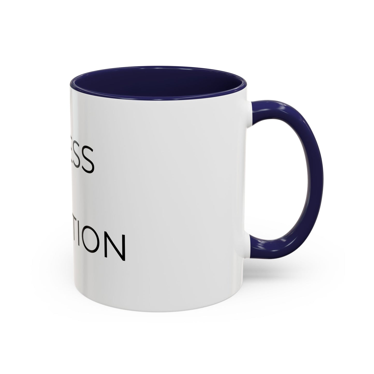 Progress Over Perfection Accent Coffee Mug | Motivational Ceramic Mug (11oz & 15oz)