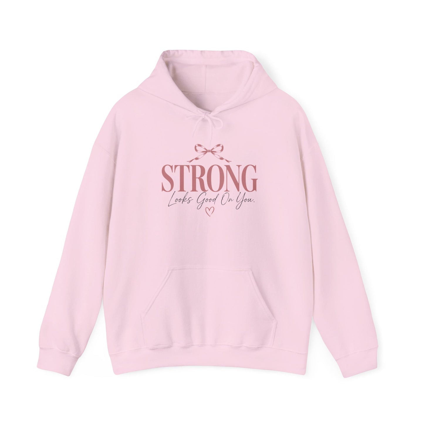 Strong With Grace Hoodie | Inspirational Women's Sweatshirt | Motivational Graphic Hoodie | Self Love Gift | Empowerment Hoodie