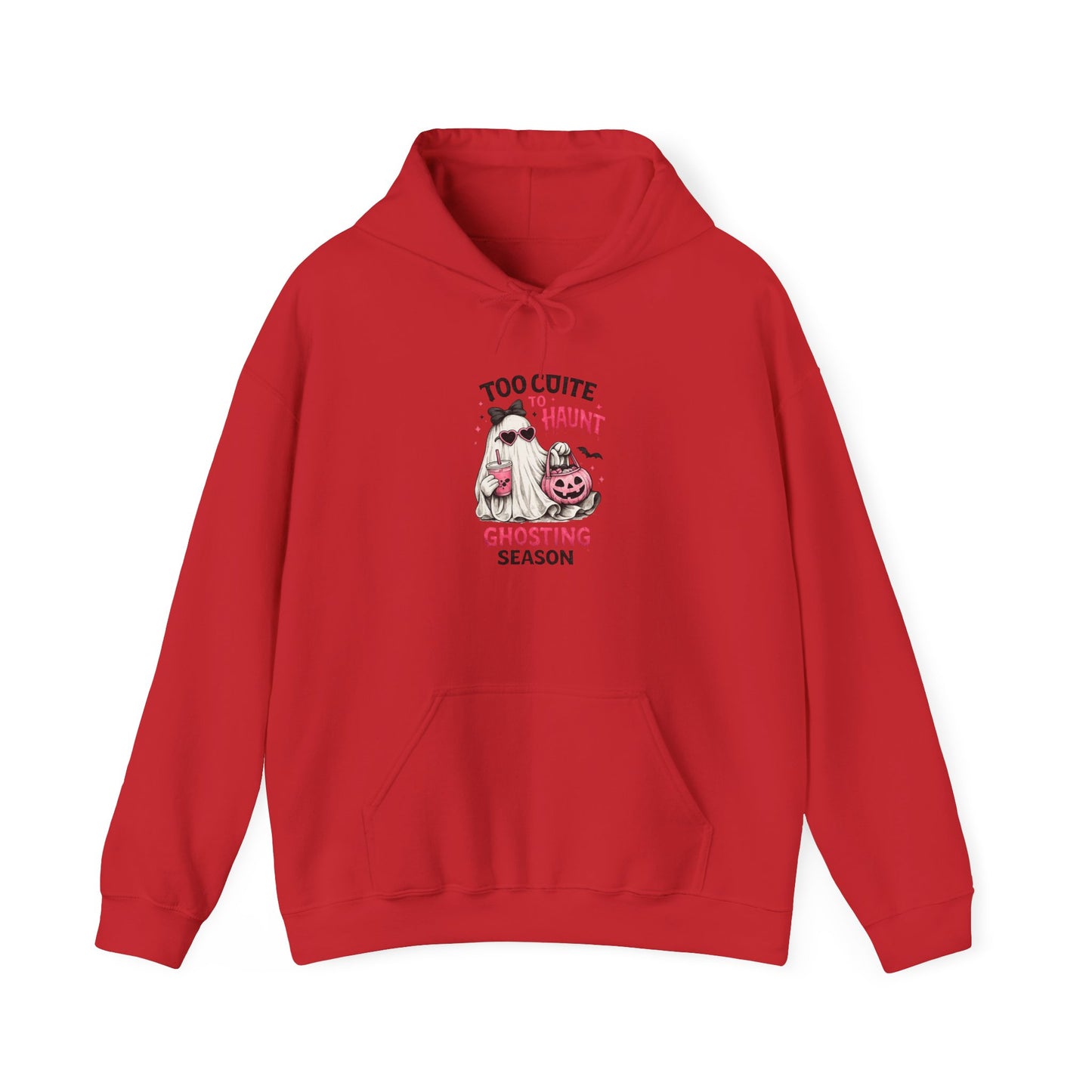 Too Cute to Haunt Ghosting Season Hoodie | Halloween Cat Pumpkin