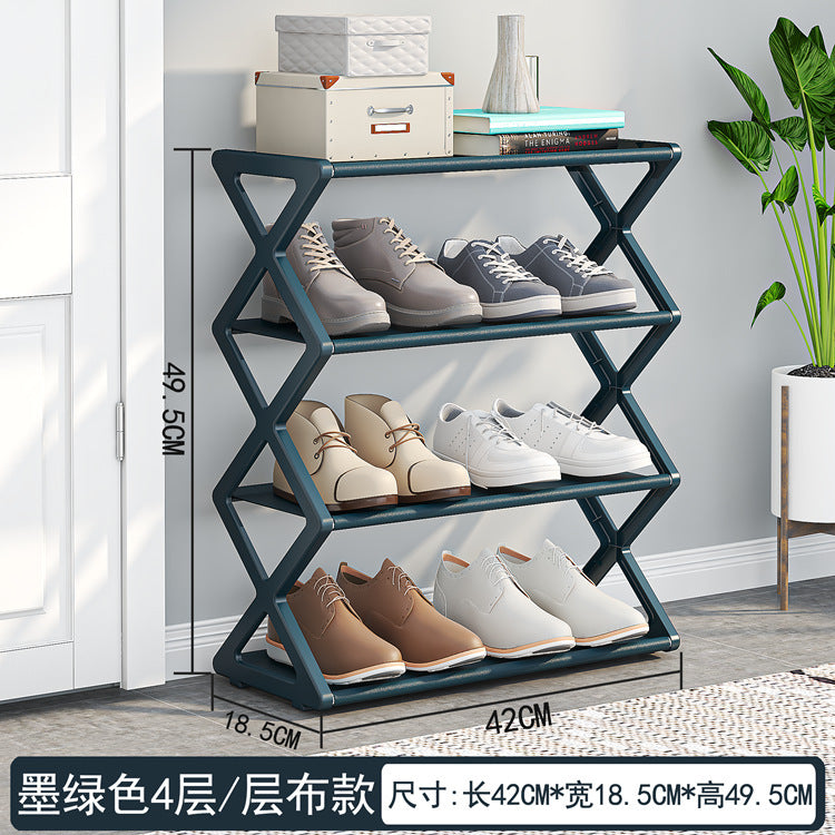 Space Saving Foldable 4-Tier Shoe Rack | Easy No-Tool Storage Organizer