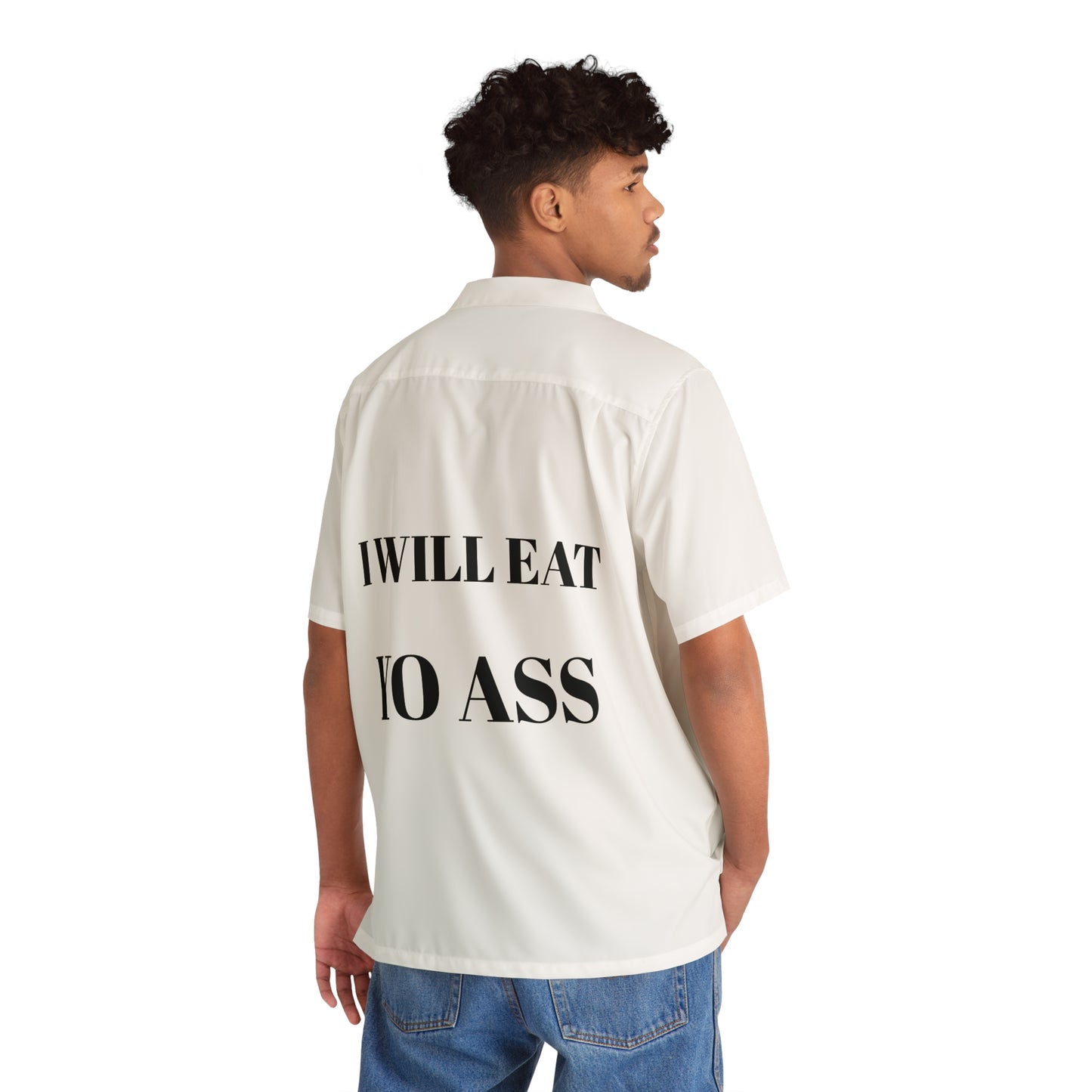 Funny "Ass Eater" Hawaiian Button-Up Shirt