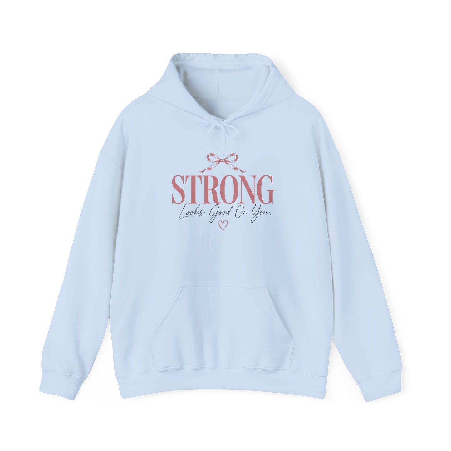 Strong With Grace Hoodie | Inspirational Women's Sweatshirt | Motivational Graphic Hoodie | Self Love Gift | Empowerment Hoodie