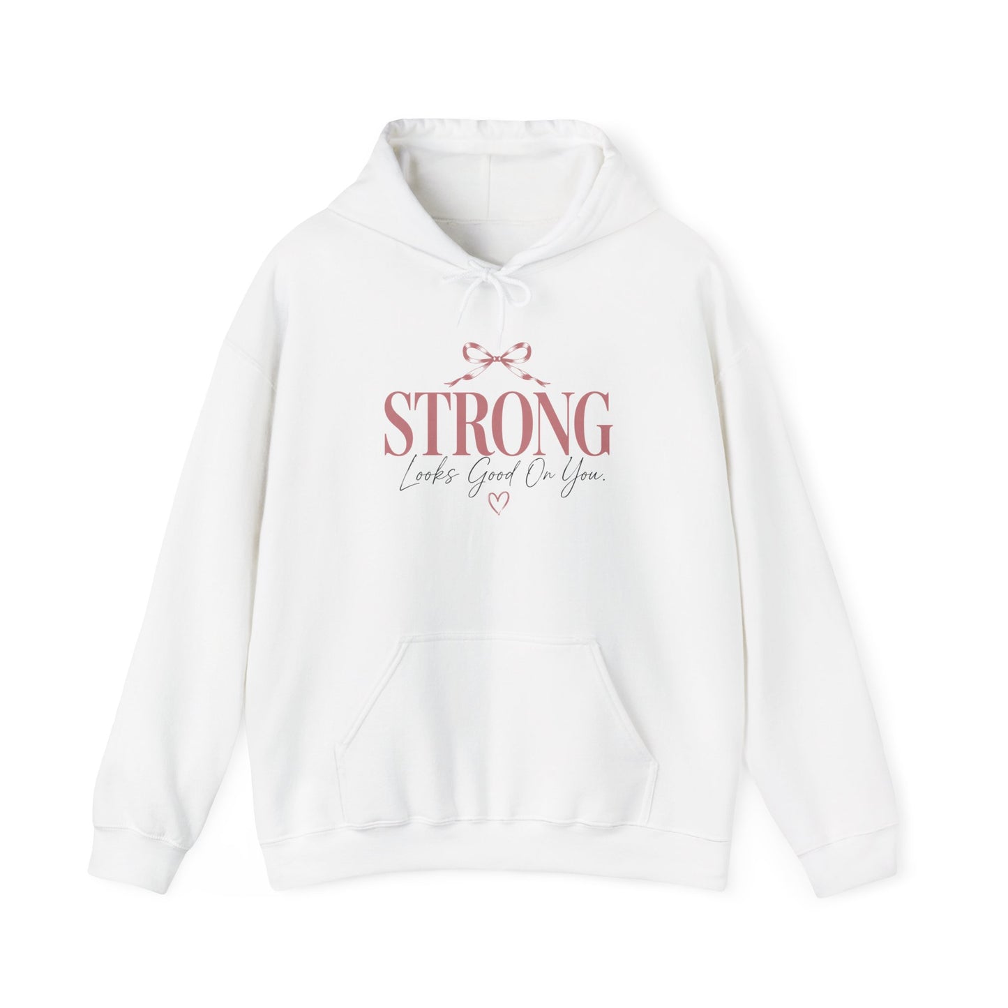 Strong With Grace Hoodie | Inspirational Women's Sweatshirt | Motivational Graphic Hoodie | Self Love Gift | Empowerment Hoodie
