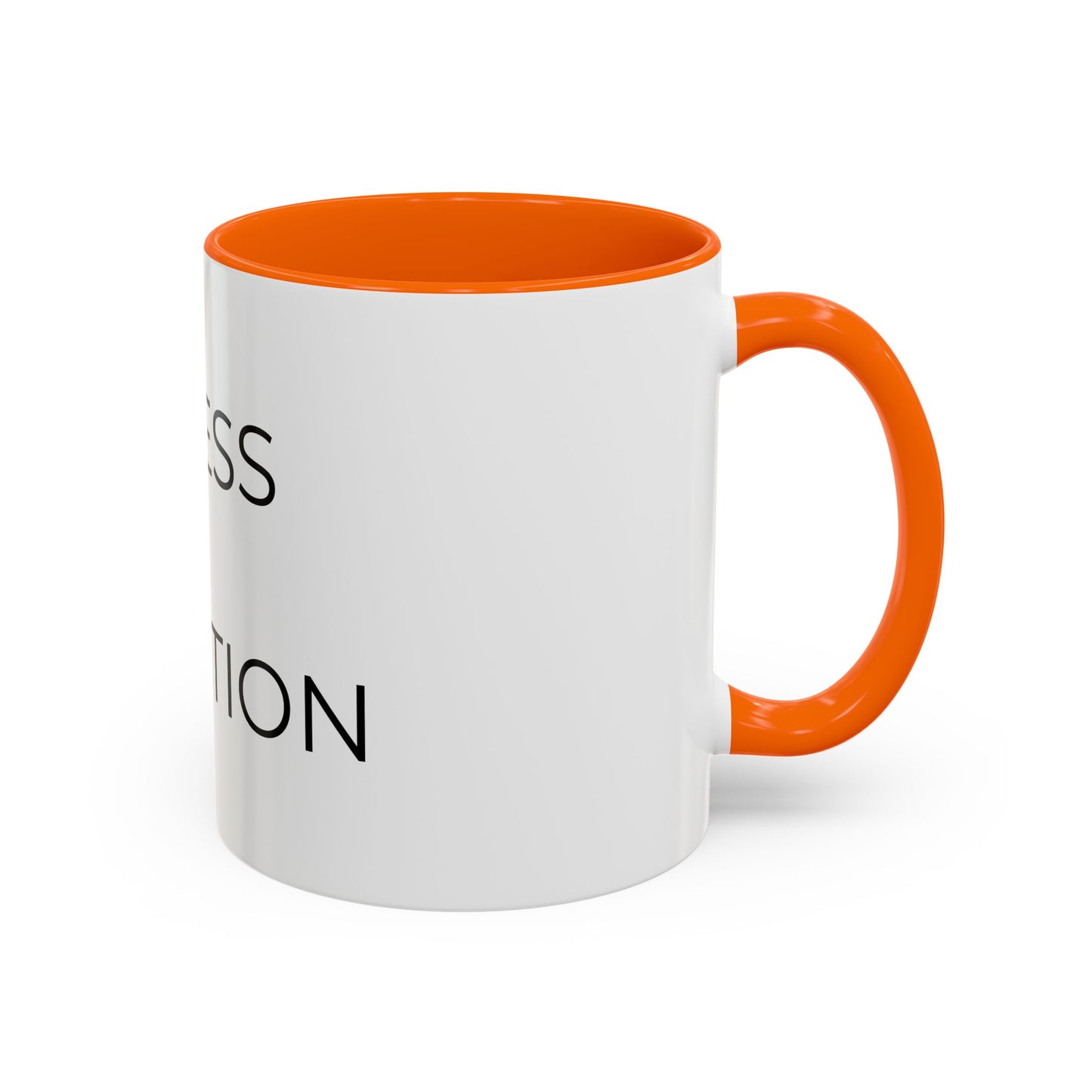 Progress Over Perfection Accent Coffee Mug | Motivational Ceramic Mug (11oz & 15oz)