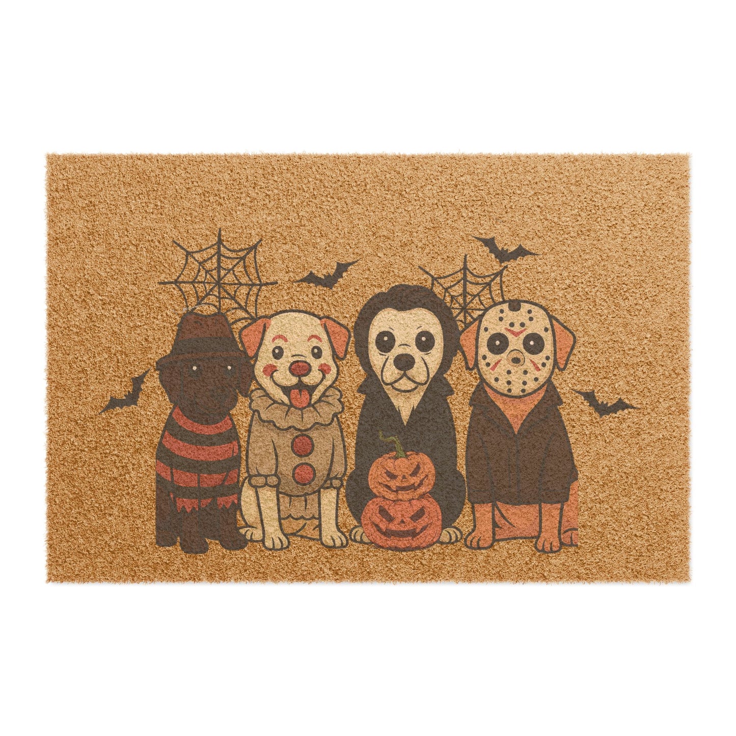 Halloween Puppy Pack Doormat – Cute Dog Halloween Welcome Mat