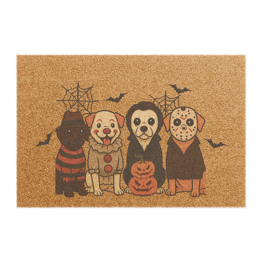 Halloween Puppy Pack Doormat – Cute Dog Halloween Welcome Mat
