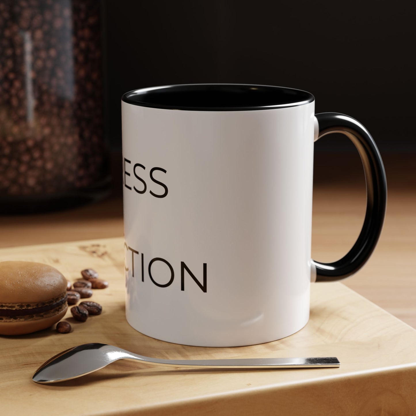 Progress Over Perfection Accent Coffee Mug | Motivational Ceramic Mug (11oz & 15oz)