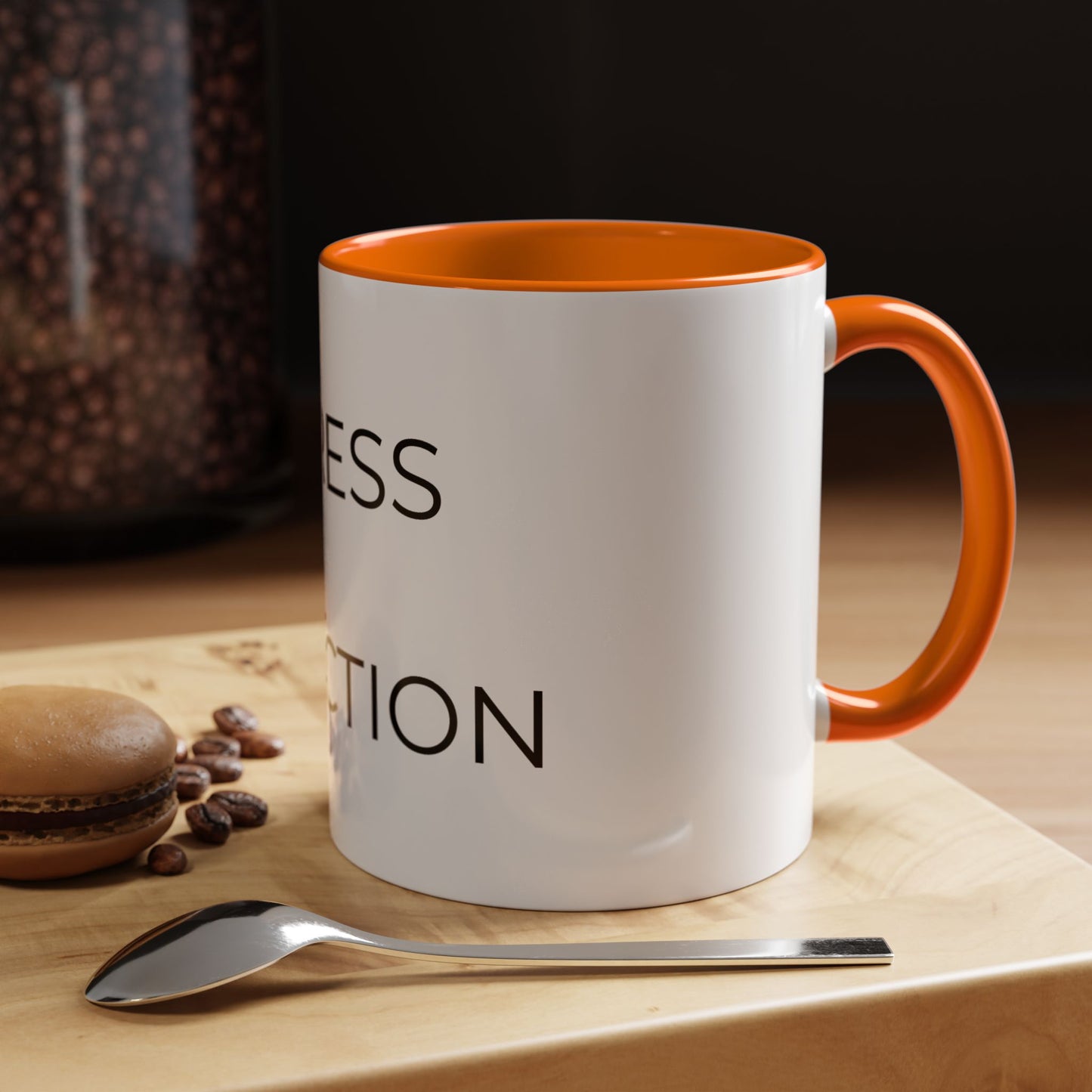 Progress Over Perfection Accent Coffee Mug | Motivational Ceramic Mug (11oz & 15oz)