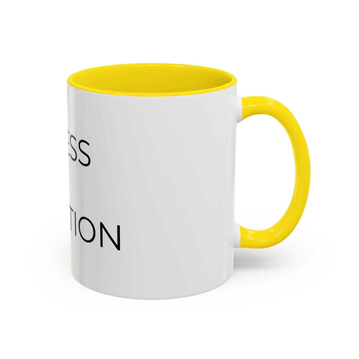 Progress Over Perfection Accent Coffee Mug | Motivational Ceramic Mug (11oz & 15oz)