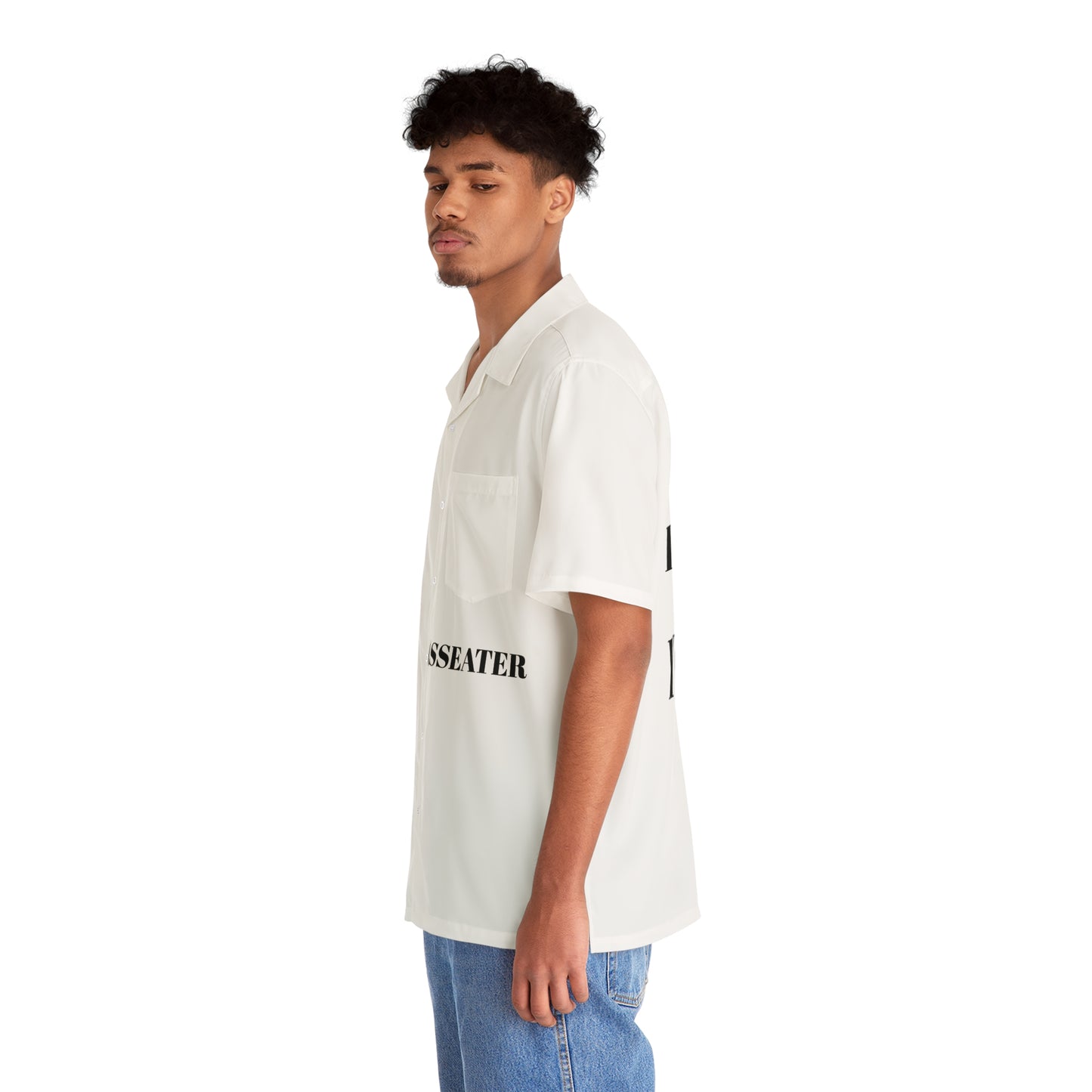 Funny "Ass Eater" Hawaiian Button-Up Shirt