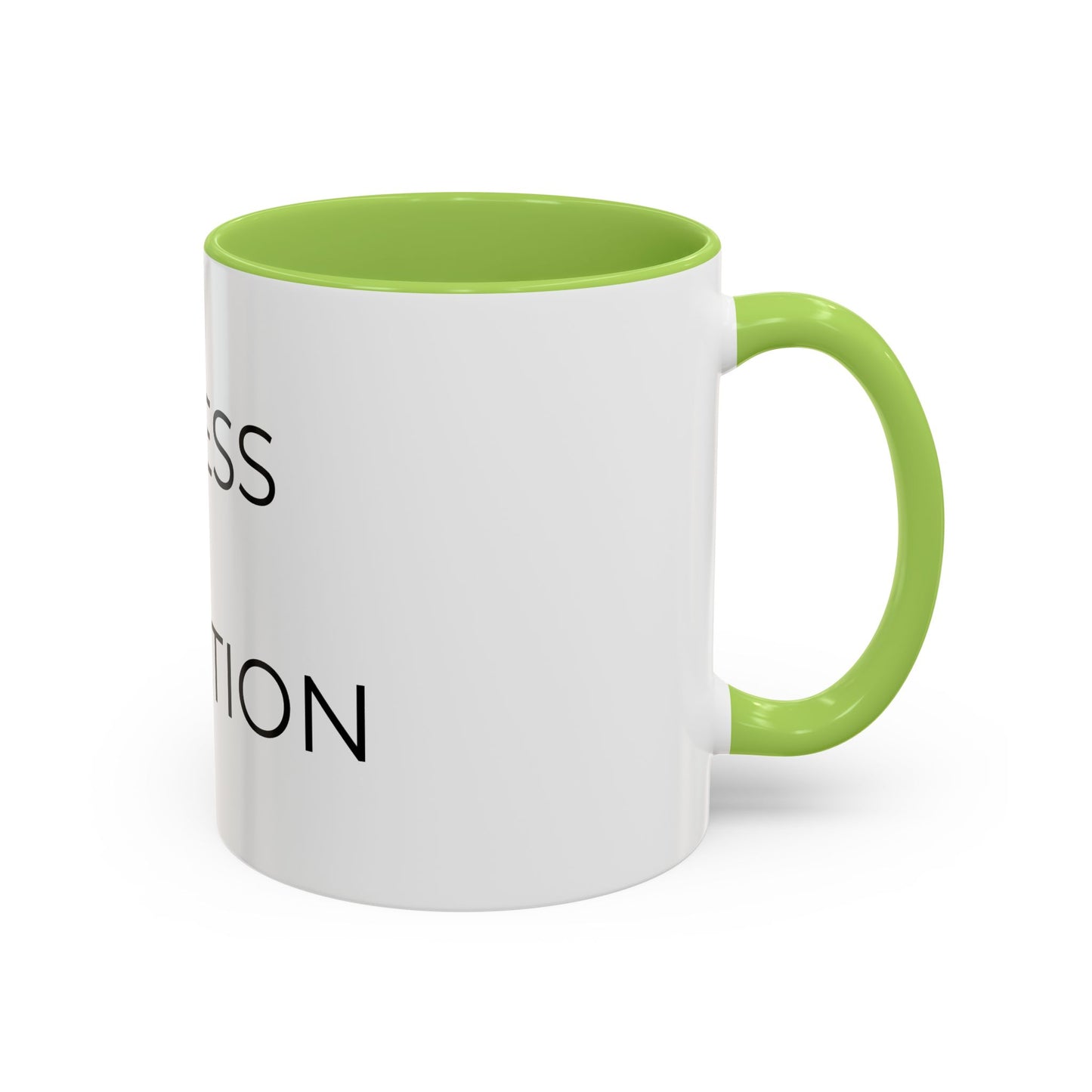 Progress Over Perfection Accent Coffee Mug | Motivational Ceramic Mug (11oz & 15oz)